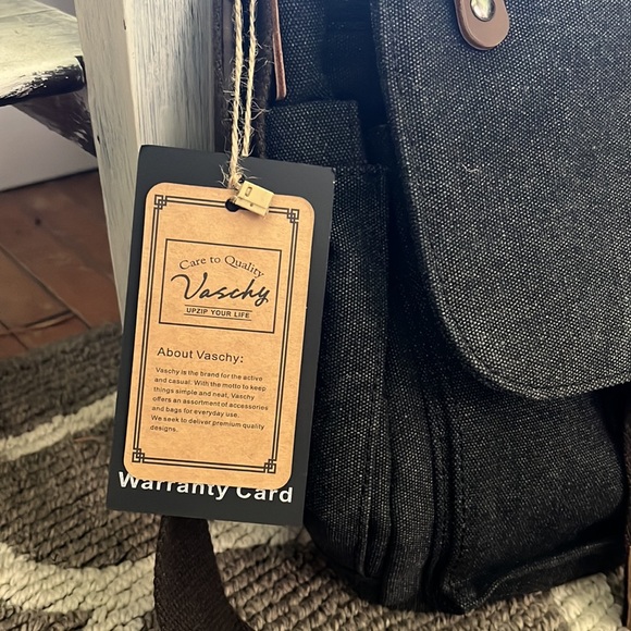 🆕 Vaschy Laptop Bag, NWT, Grey/Brown, Trendy - Picture 8 of 15